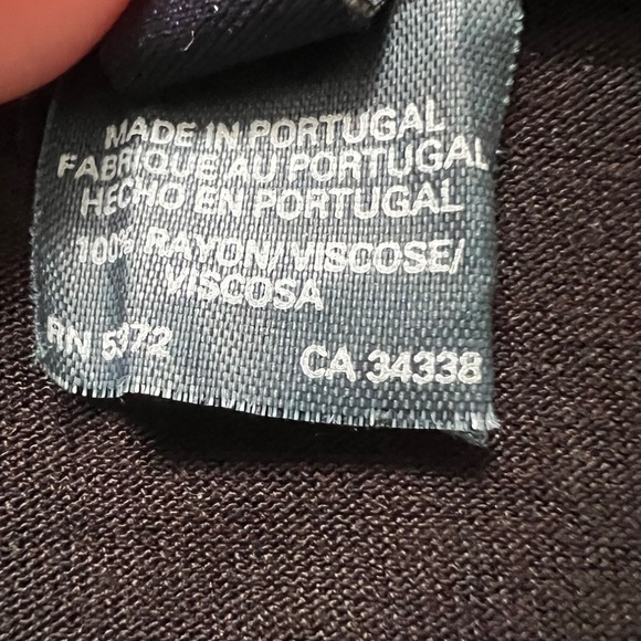 French Connection Black Tunic Gray Tie Like New! S - Picture 9 of 9